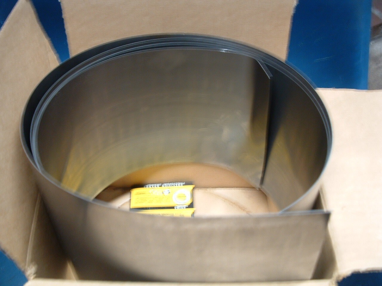 ROLL OF SHIM STEEL PRECISION BRAND A-18, .018 GUAGE 6″ WIDE X 100″ LONG USA
