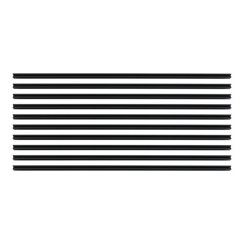 10 Pack Set 2020 Black T-Slot Aluminum Extrusion For CNC 3D Printer – 10X 1M