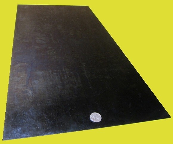 1095 Hard Blue Tempered Spring Steel Shim .035″ x 12.375″ x 24″ Length
