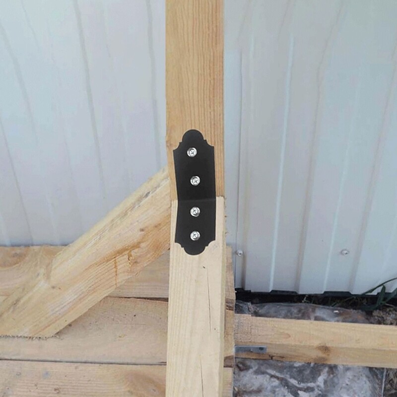 4pcs Metal Bracket Joint “Corner Mounting Support Bracket with 135 Degree Angles