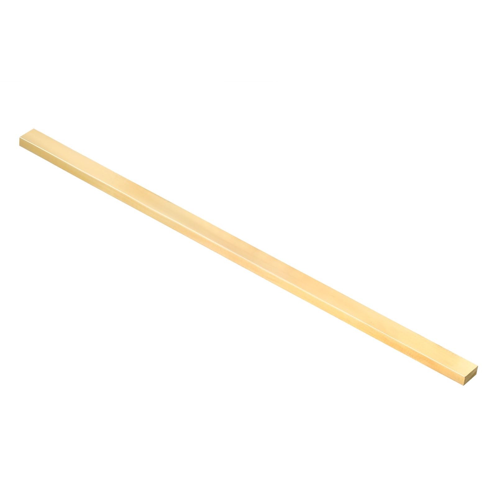 H59 Solid Brass Flat Bar Stock 1/4×1/2×12″ for Crafting Electrical Decoration