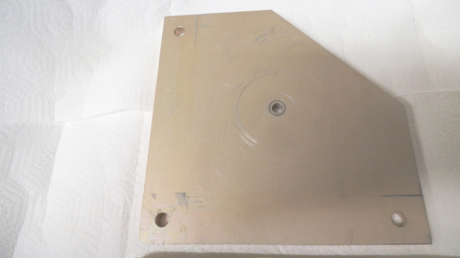 Aluminum plate 8-1/16″ x 8-1/16′” x point 386 thick