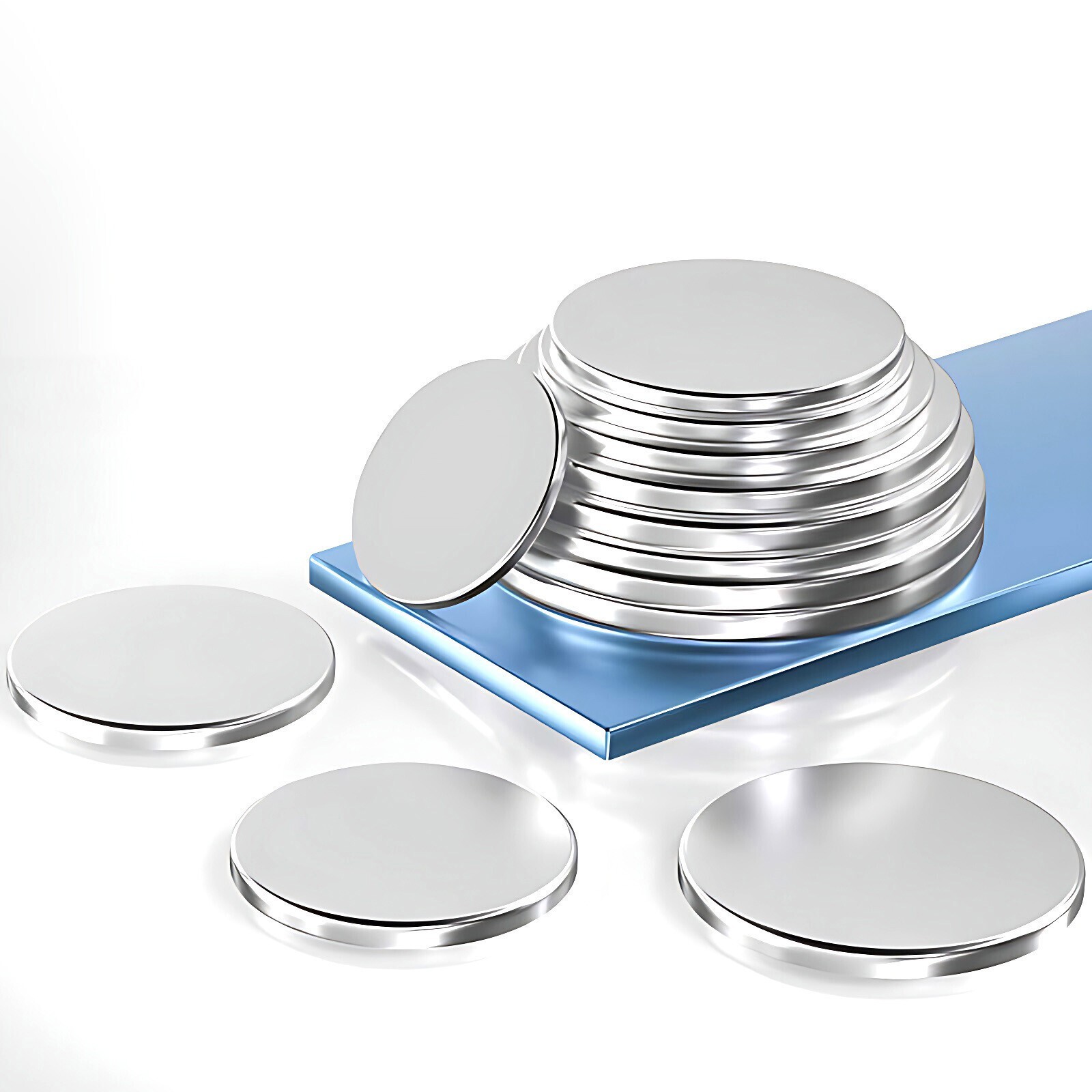 6mm-80mm Round Stainless Steel Disc Plate Round Sheet V2A Ground Thickness 1mm-5mm