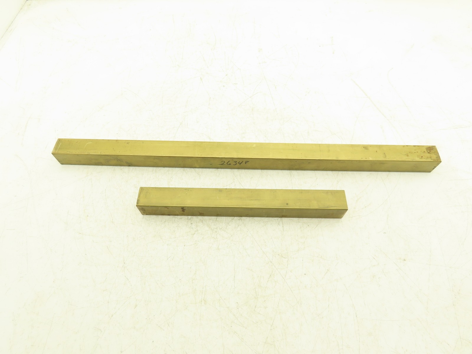 360 Yellow Brass Stock Square Flat Bar 1-1/4″x 1-1/4″x 24″L 17lbs