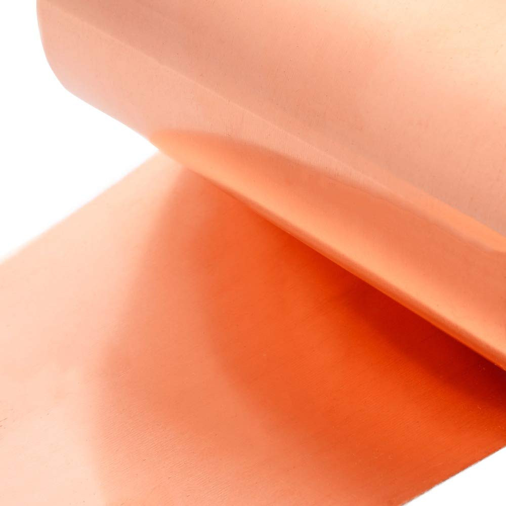 1Pc 0.2Mm Thickness Copper Sheet Roll High Purity Pure Copper Cu Metal Sheet Foi