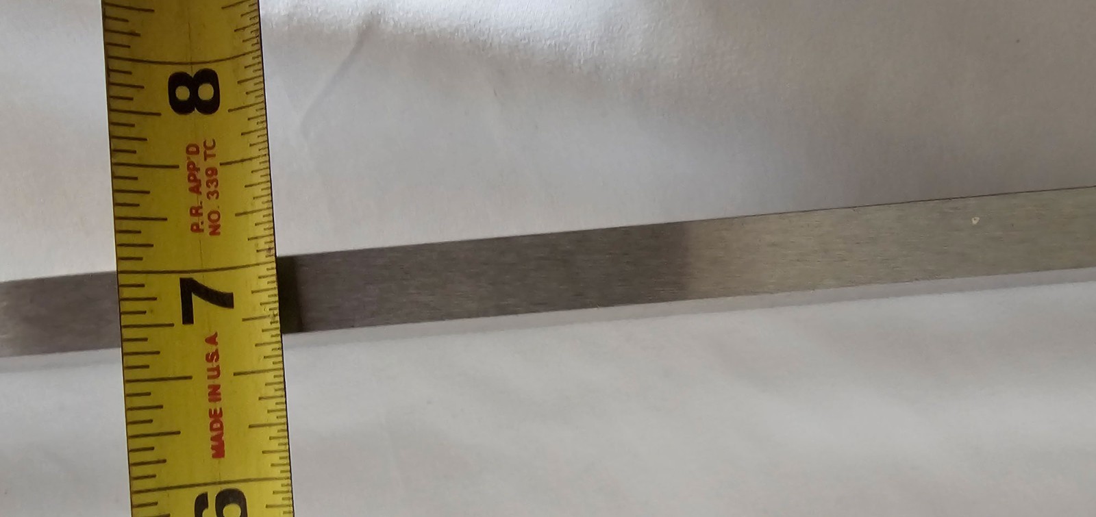 3/8″ x 3″ x 36″ – A2 Air Hardening Precision Ground Flat Stock