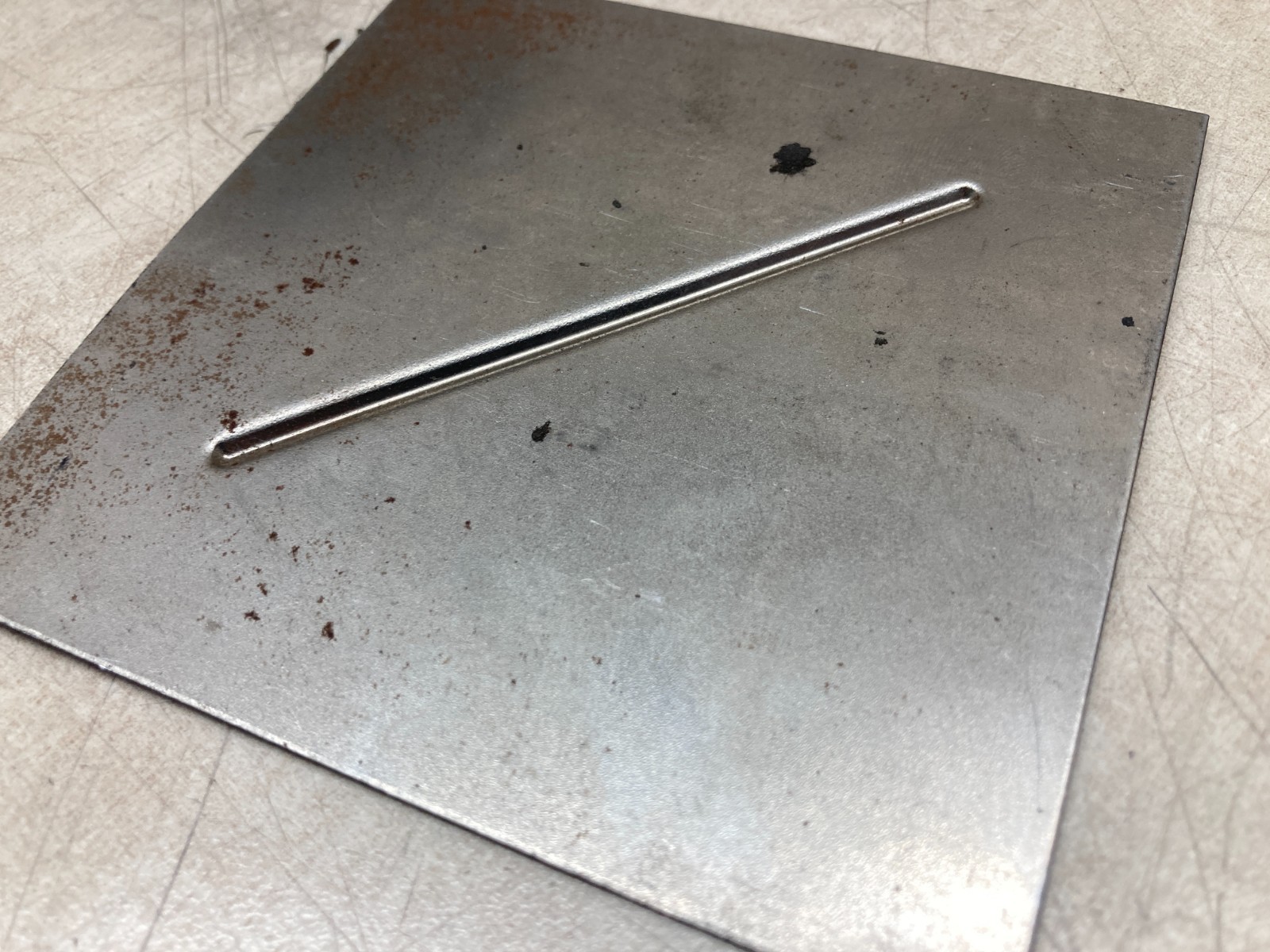 Wilson Tool 1.25 THK Emboss RD Make Die Base-Rework Punch & Die Cap W/ Sample