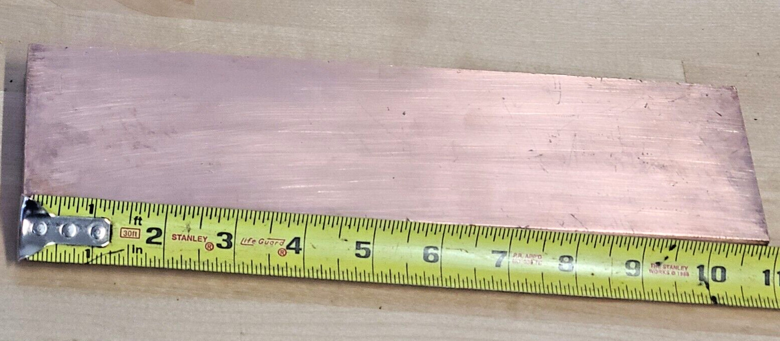 110 Copper Bar 3/4″ Thick x 3.0″ Wide x 11″ length