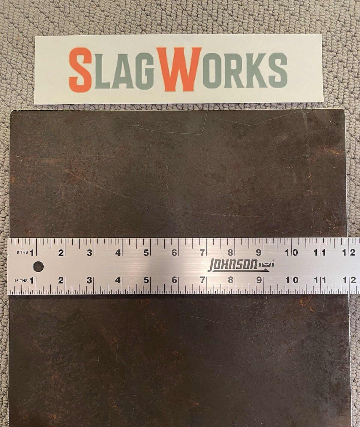 3/4x12x24 inch steel plate 12”x24” A36 Hot Roll Flat .75″ Thick