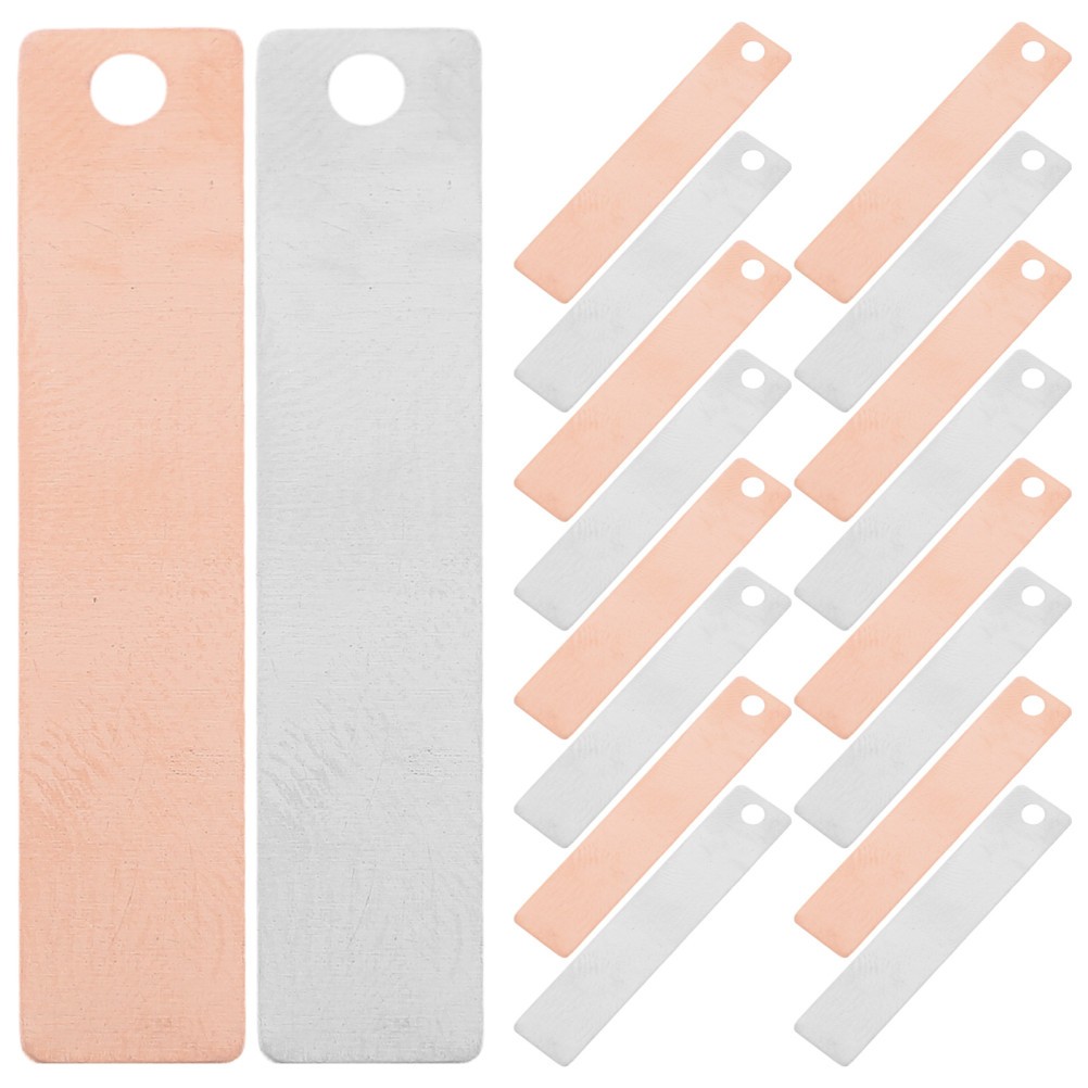 20 Pcs Electroplating Anode Copper and Zinc Strips Kit Electrode