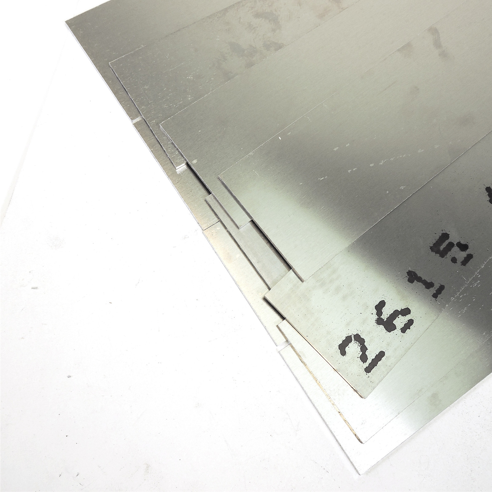 .125″ thick Aluminum SHEET 3.125″ x 35.5″ Long Plate QTY 10 Stock sku 335447