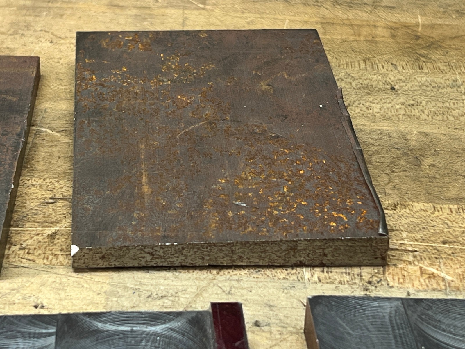 S7 Tool Steel flat bar stock lot various size cut offs 35 lbs
