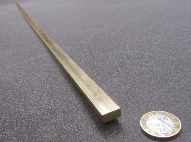 385 Brass Flat Bar 1/4″ Thick x 1/2″ Wide x 4 Foot Length