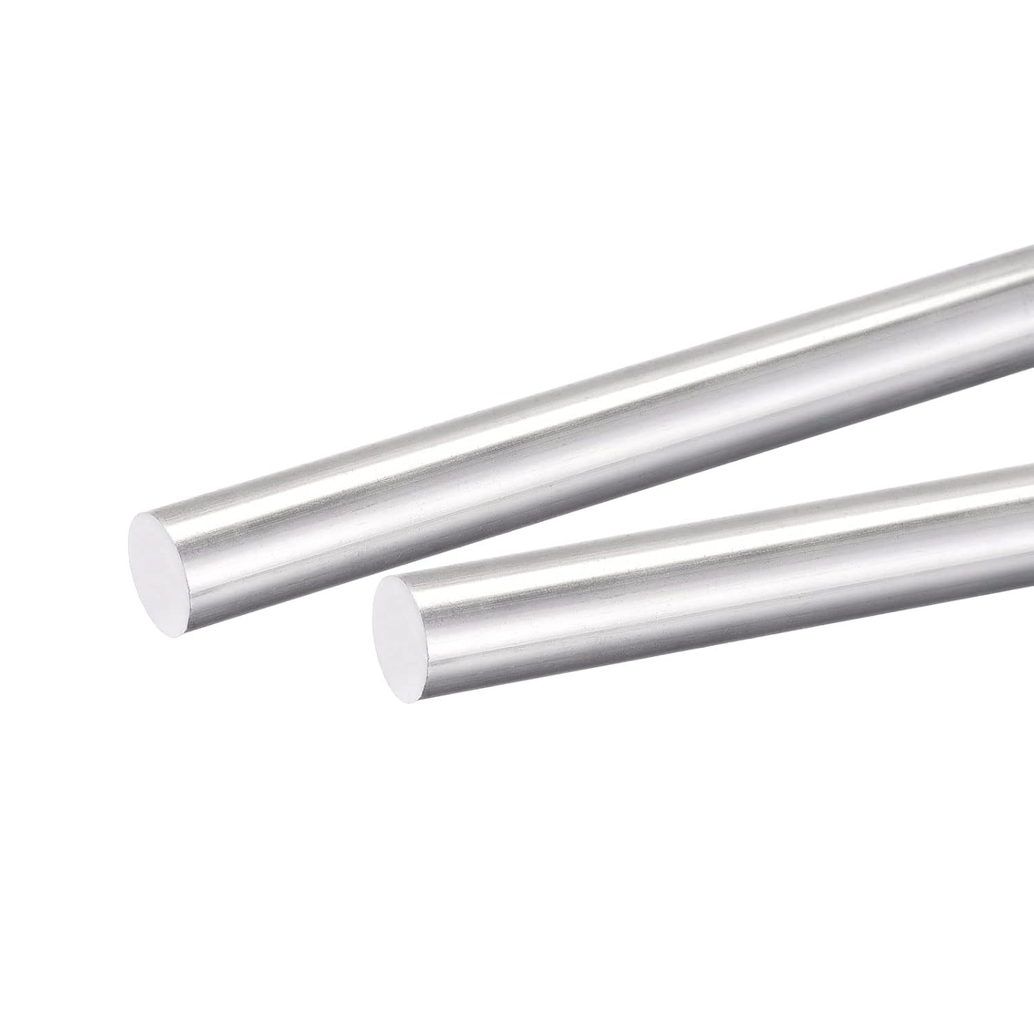 MECCANIXITY Aluminum Solid Round Rod 12mm Diameter 300mm 12 x 300mm, Silver