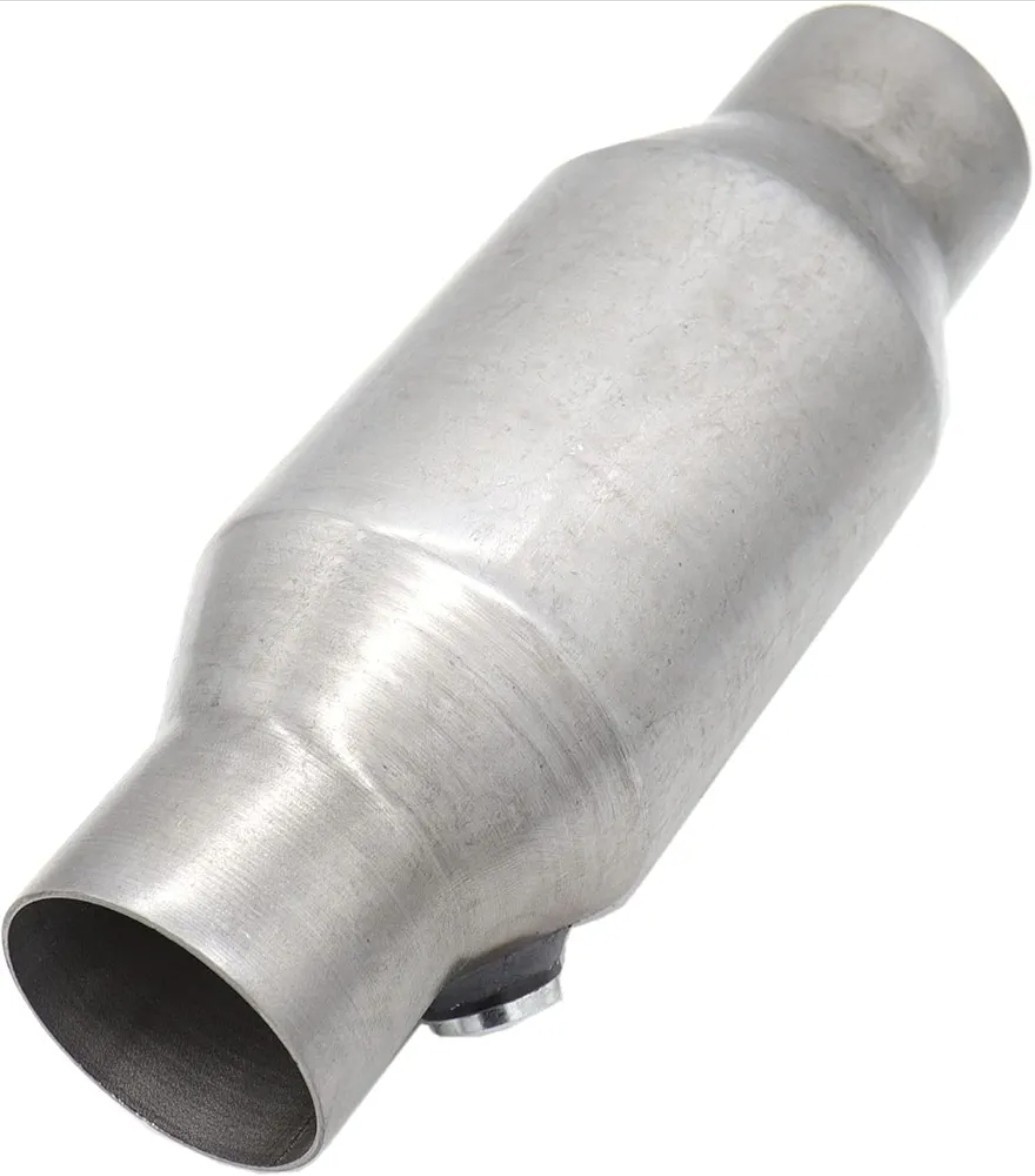 MOCW 2.5 Inch Inlet Outlet Catalytic Converter Universal High Flow Front NEW