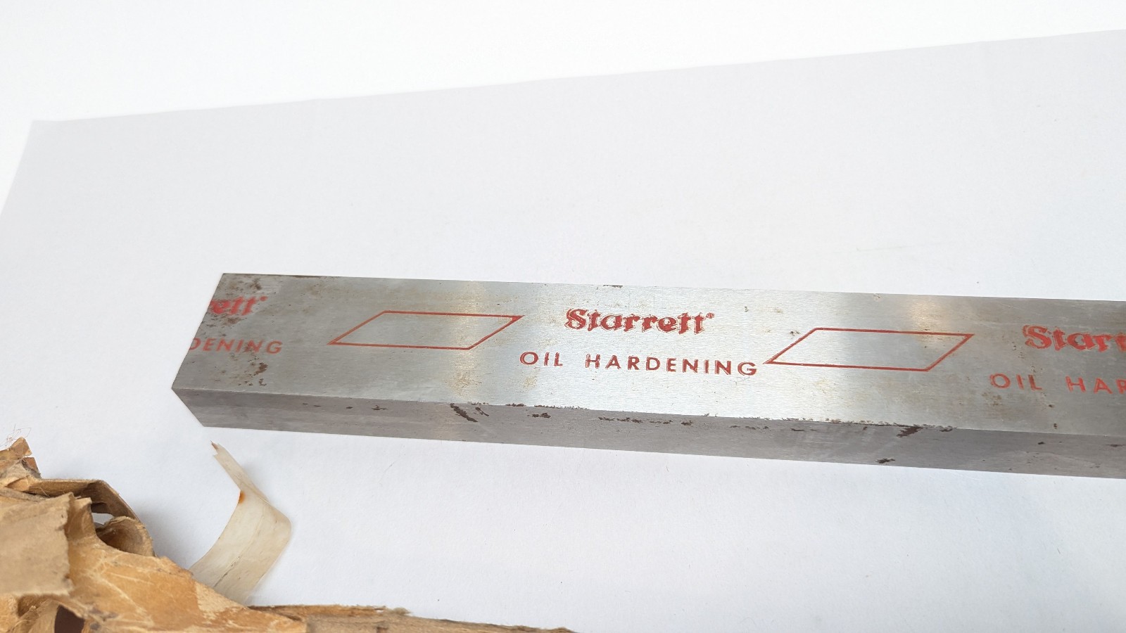 Starrett No 496 O1 Oil Hardening Precision Ground Flat Stock 1 x 2 x 15
