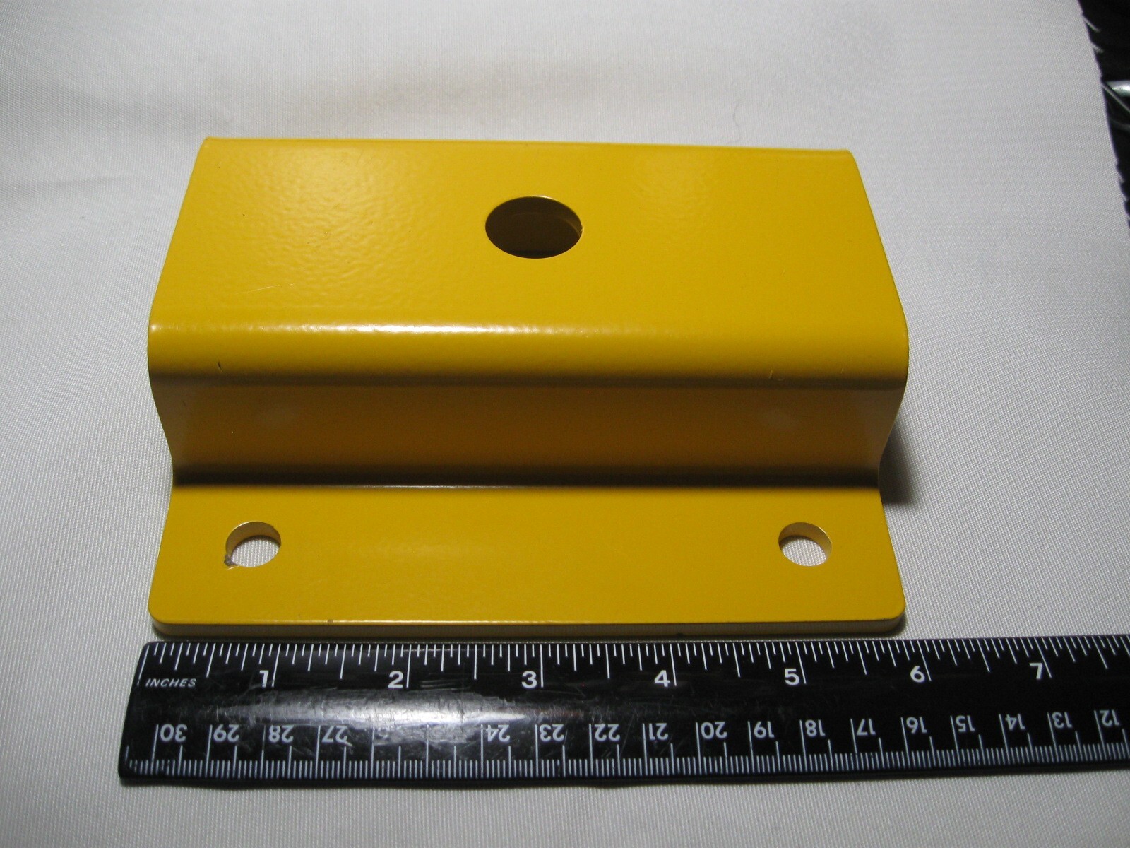 3/16″ Steel Hat Channel Form 6″x6″x1-1/2″ Equipment Mounting Base Plate Yellow