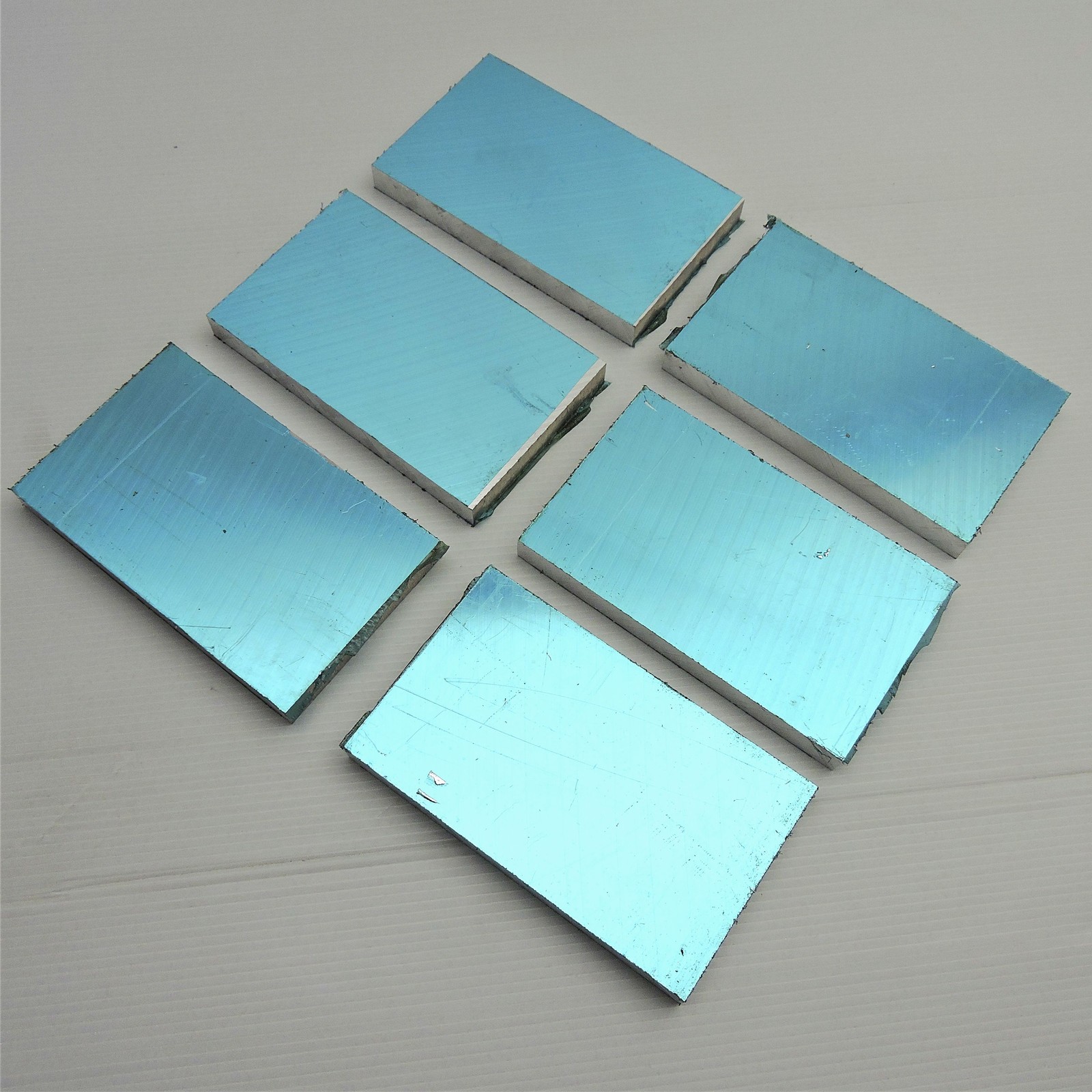 .625″ thick 5/8 Precision CAST Aluminum PLATE 2.5″ x 6.875″ Long QTY 6 sku156978