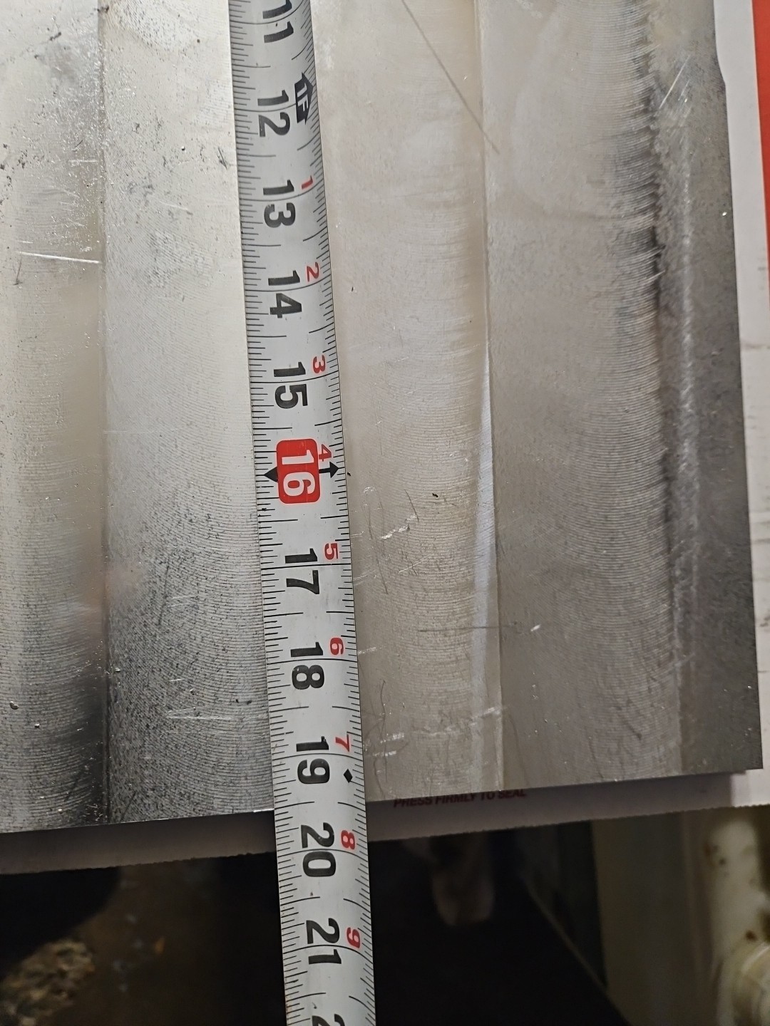 Aluminum plate 6061-T651 5/8” X 19-1/2″” X 11-15/16″ Made In USA