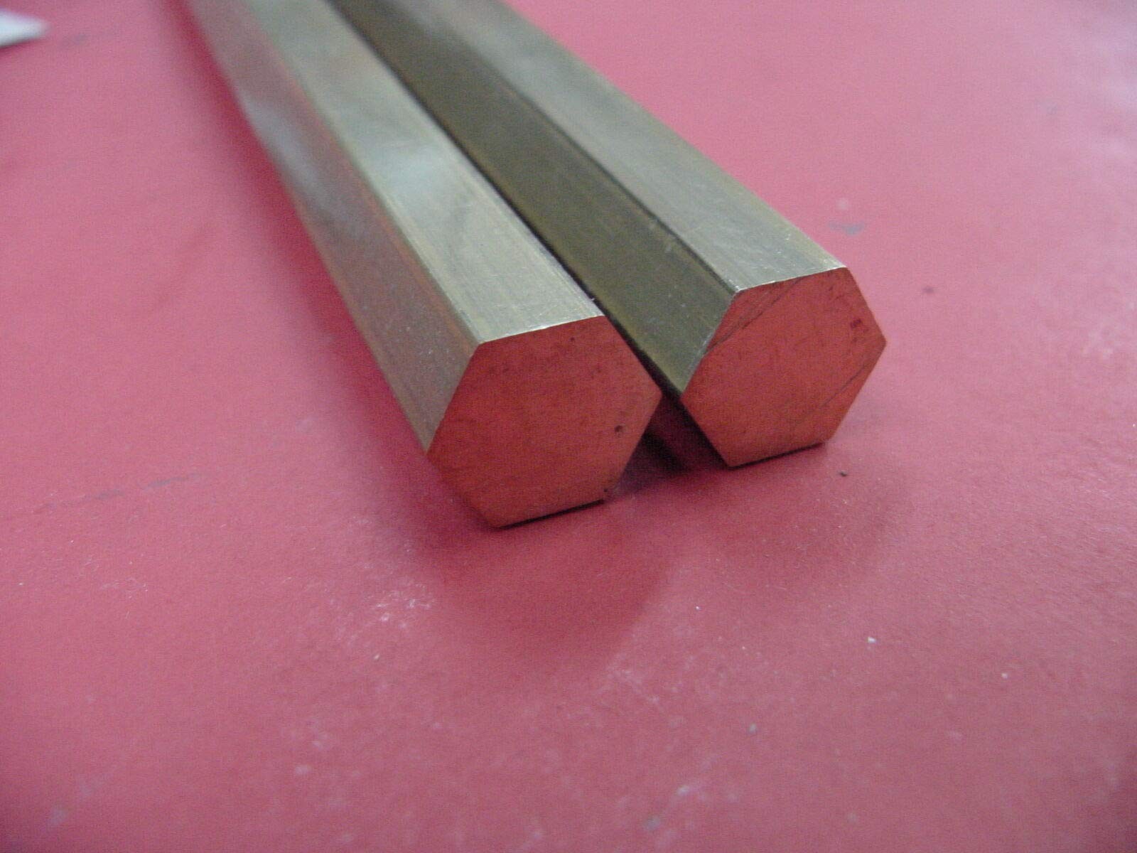 2 Pieces 1/2″ C360 BRASS HEX BAR 8″ long New Lathe Bar Stock .50″ 1/2 Hard