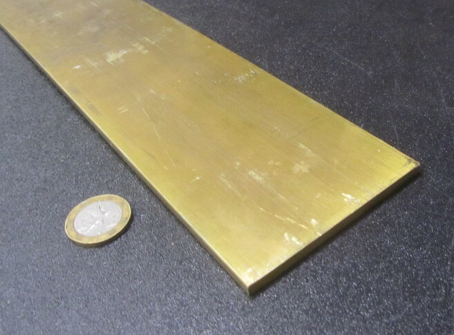360 Brass Flat Bar 3/16″ Thick x 3.0″ Wide x 60.0″ Length