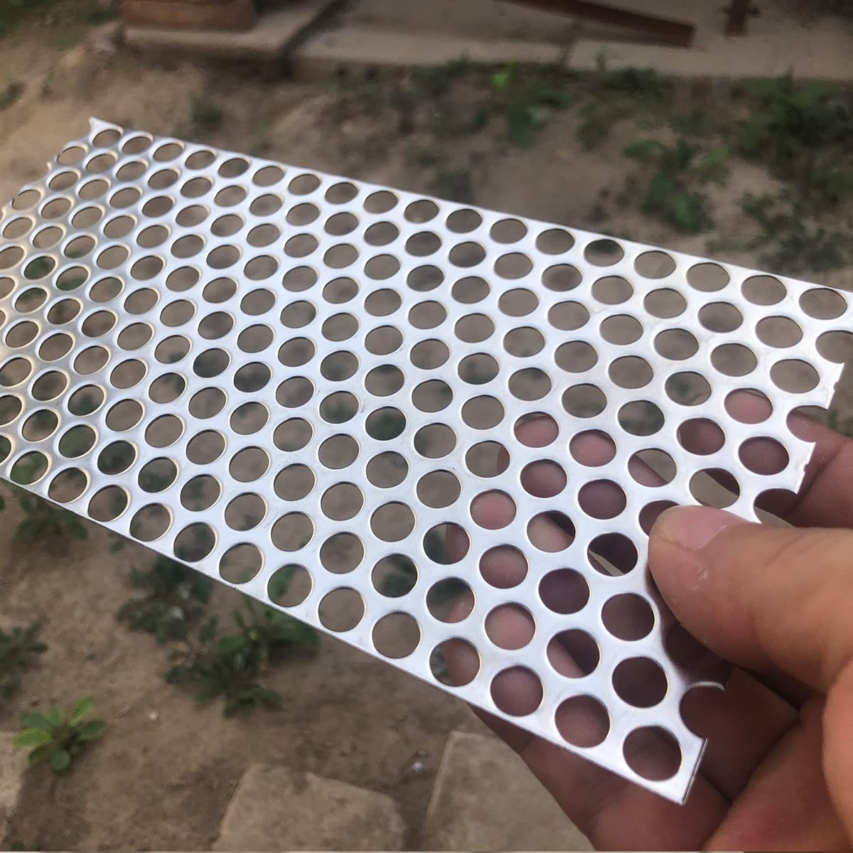 Stainless Steel Perforated Metal Sheet 7.8″x3.9″