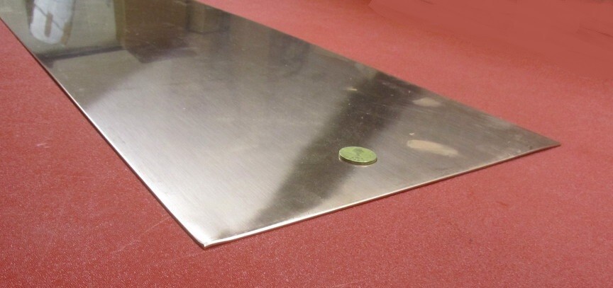 110 Copper Sheet Soft H02 .062″ Thick x 12.0″ Wide x 48.0″ Length
