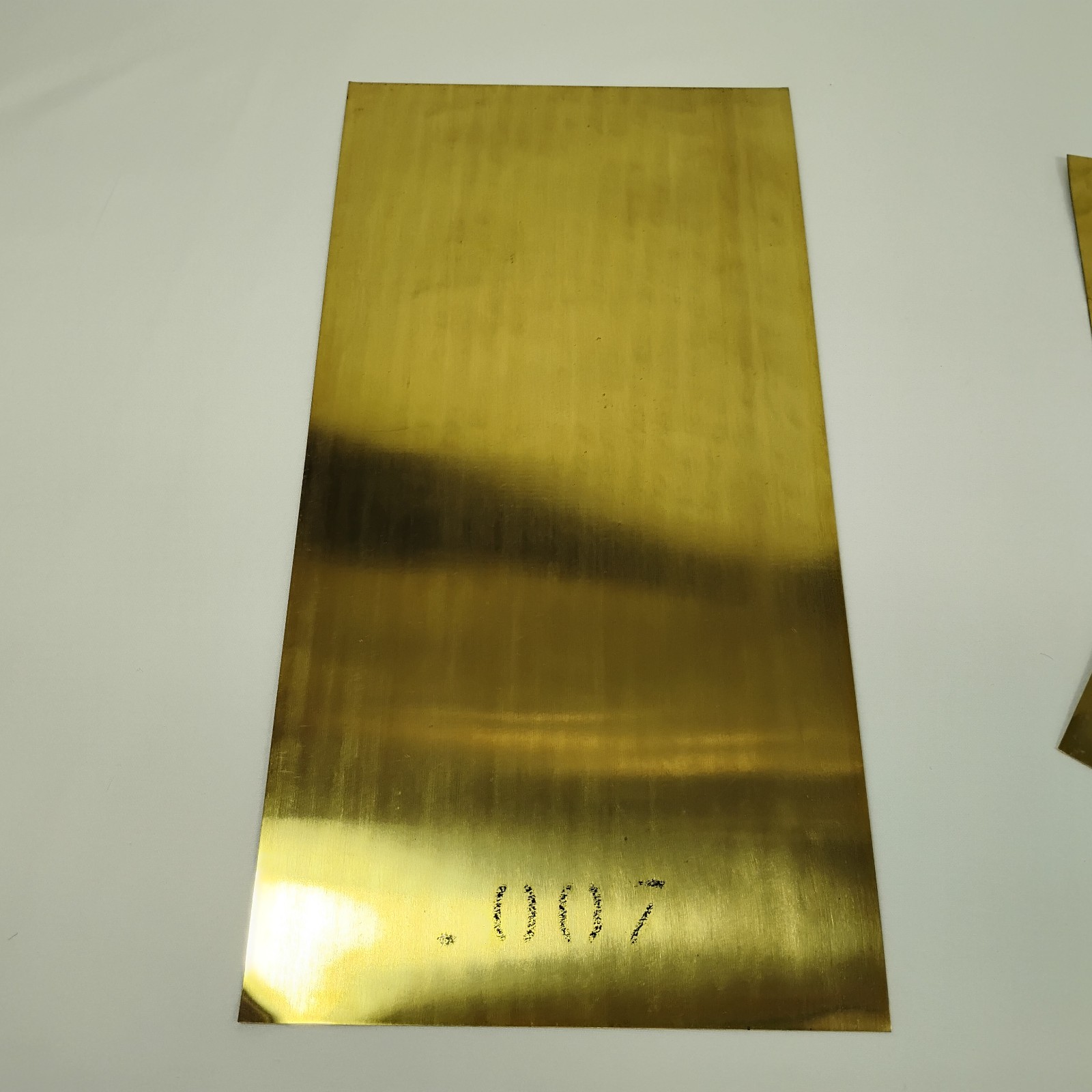12 Pc Brass Shim Stock Assortment 6″ x 12″ .001-.015 *One Sheet Cut Down*