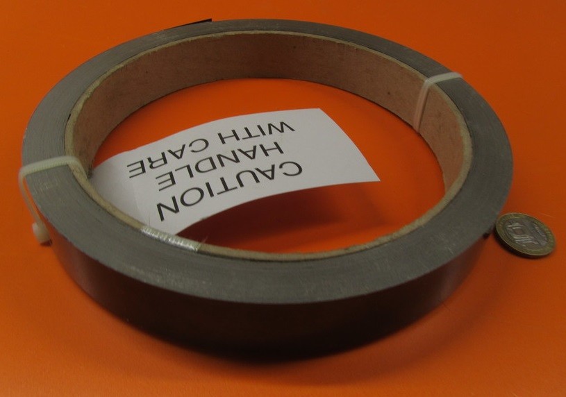 Blue Tempered Spring Steel Shim 0.010″ Thick x 1.00″ Width x 1200″ Length