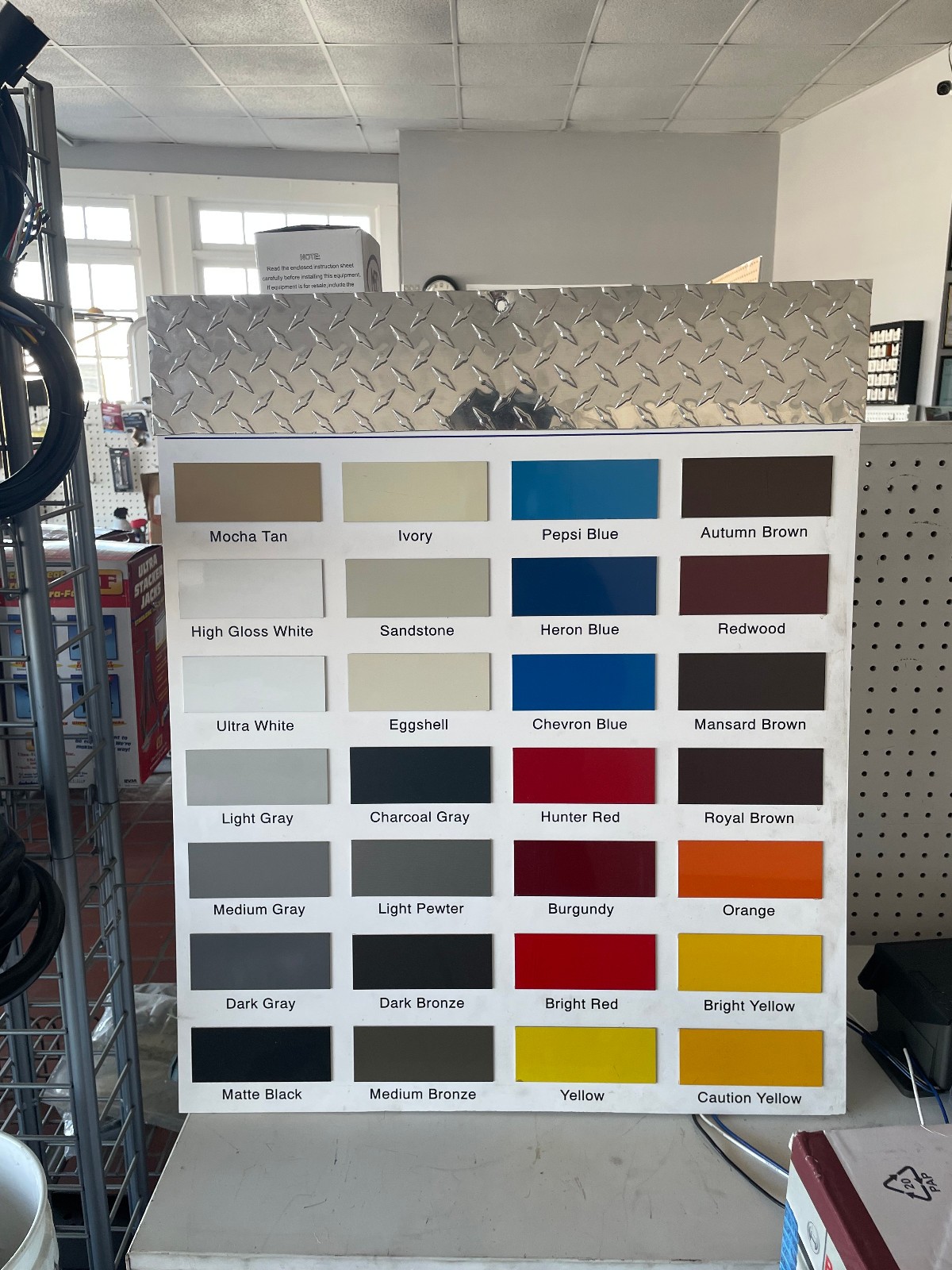 4 Sheets 0.040″x48″x94″ Aluminum Trailer Skin Panel Gloss White Exterior