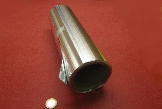 1100 Aluminum Foil (O) .003″ Thick x 12″ Wide x 50 Feet Long Roll
