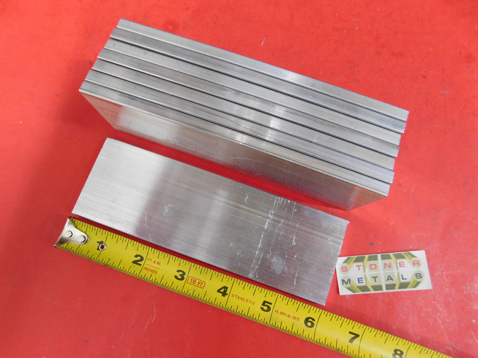 8 Pieces 1/4″ X 2″ ALUMINUM 6061 FLAT BAR 6″ long T6511″ Extruded Mill Stock New