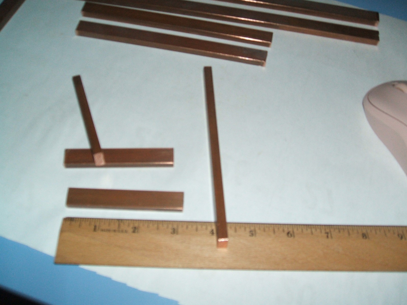 SOLID COPPER BUSBAR BAR 1/4″X1/2″X3″ CLEAN ELECTRICAL GRADE