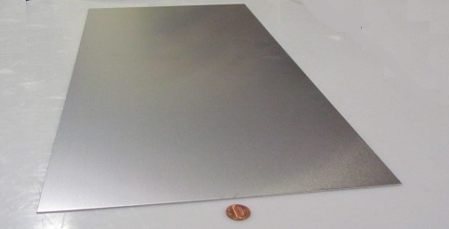 410 Stainless Steel Sheet, .040″ Thick x 12″ Wide x 24″ Length, 1 Unit