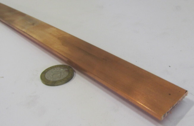 110 Copper Bar H02, 1/8″ Thick x 1.00″ Wide x 12 Inch Length