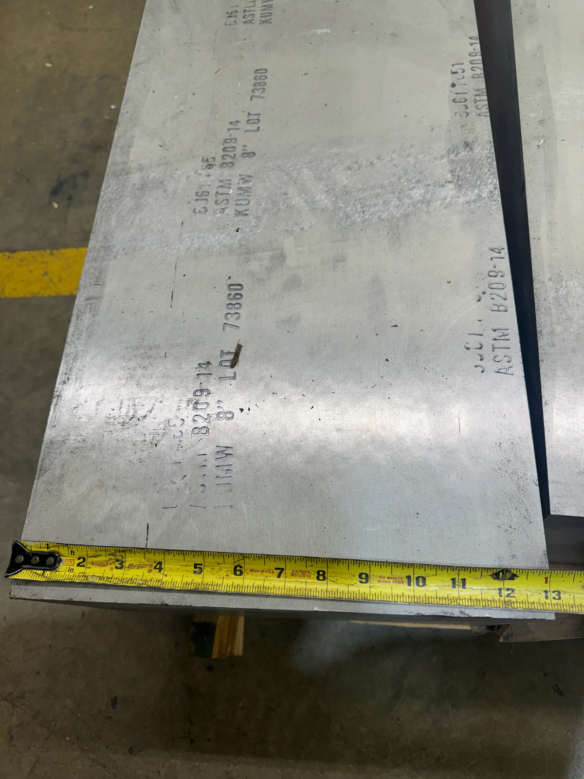 Alro Steel Aluminum Plate 6061-T651