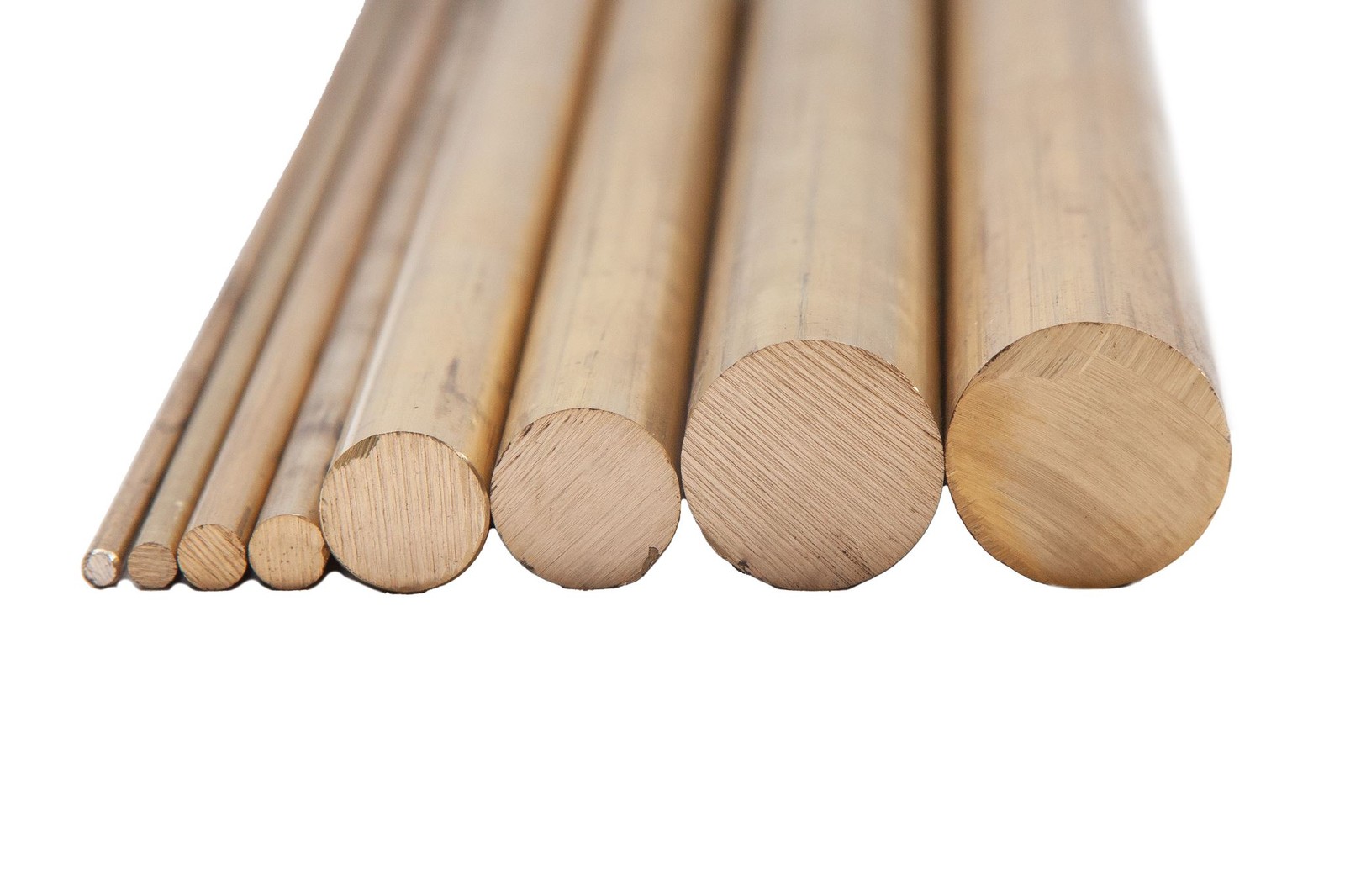 Brass Round Bar 2.0401 42-400mm Ms58 Round Disc Round Bar Rod 0.1-1 Metre