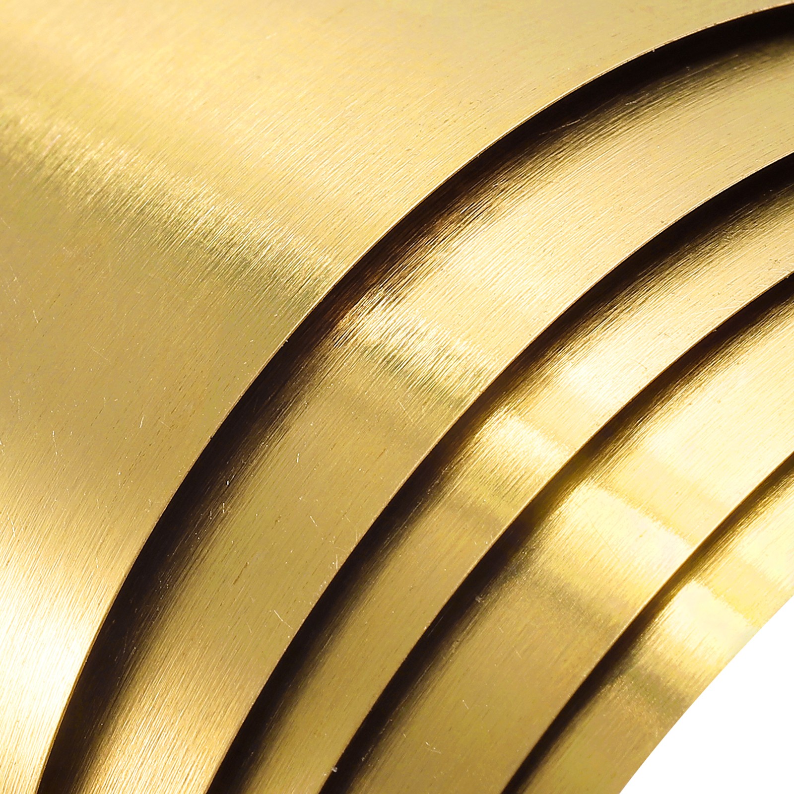 3000mmx10mmx0.1mm Brass Sheet Roll Foil Roll Brass Strip for Crafts Grounding