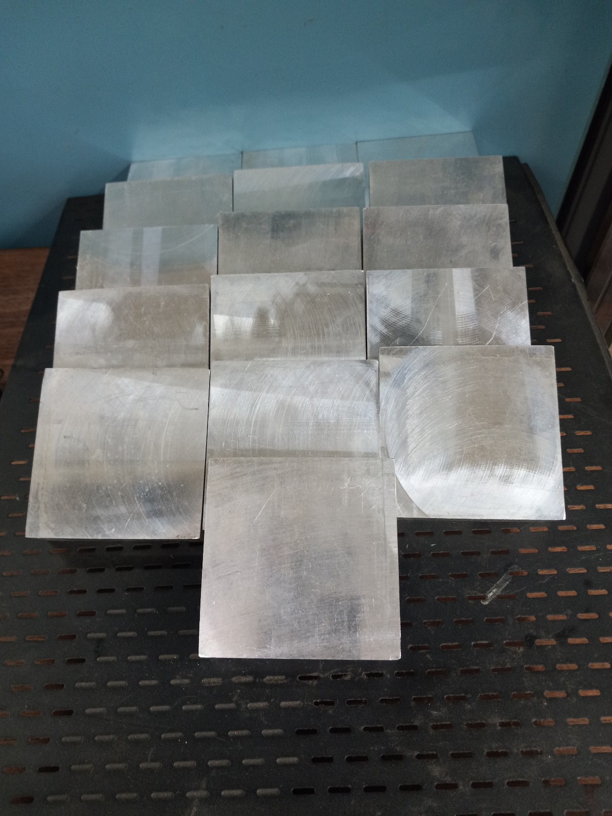 3″X 3″ ALUMINUM 6061 Square BAR 3/4″ Thick F&P 16pcs Lot For one Price