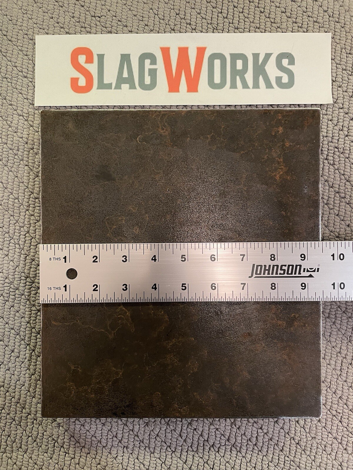 1/2×9.5×10.5 inch steel plate Milled Edges A36 Hot Roll Flat .5” Thick