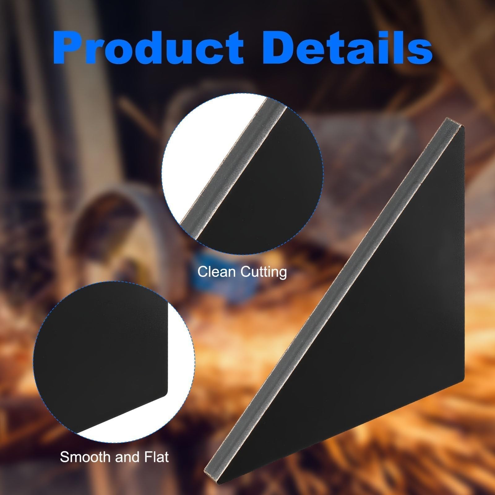 10 Pack 4x4x1/4″ A36 Steel Gusset Plates Triangle Reinforcement