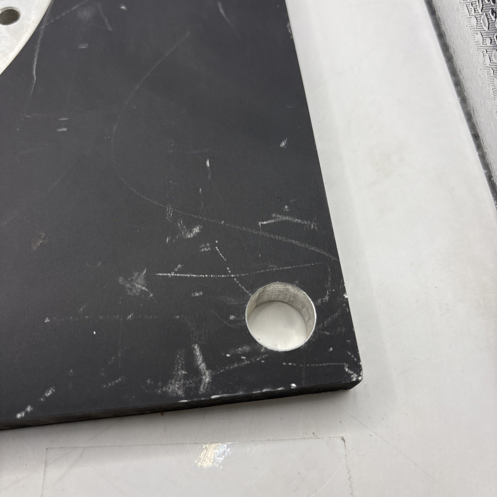 Industrial Stainless Steel Plate 12x12x1/2 Inches For Parts Or Other Uses As Is
