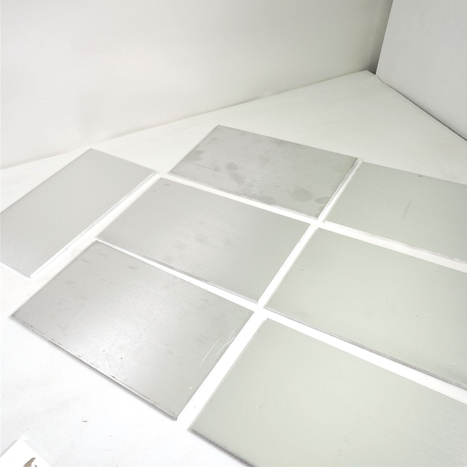.25″ thick 1/4 Aluminum 6061 PLATE 7.25″ x 12.625″ Long QTY 7 sku 206251