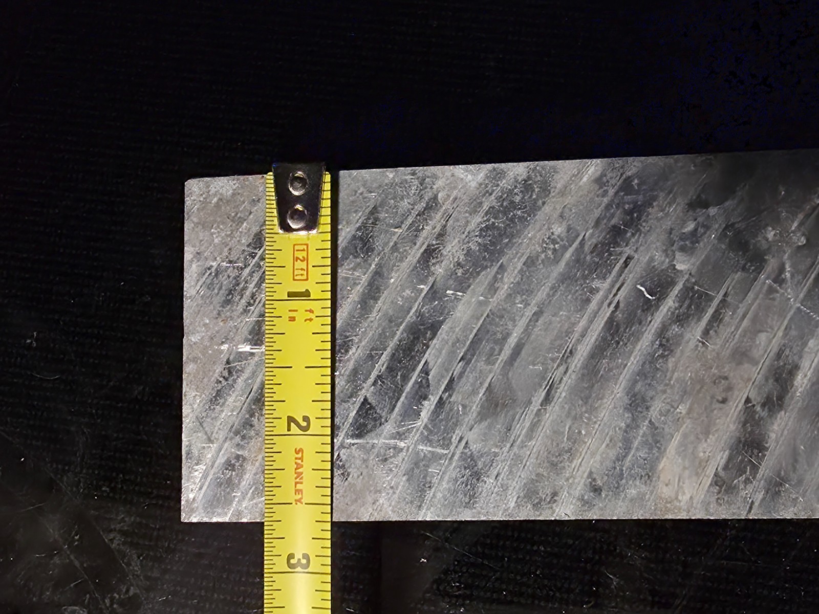 7075 T6 Aluminum 2-5/8″ thick x 2-1/4″ wide x 9″ long High Quality billet