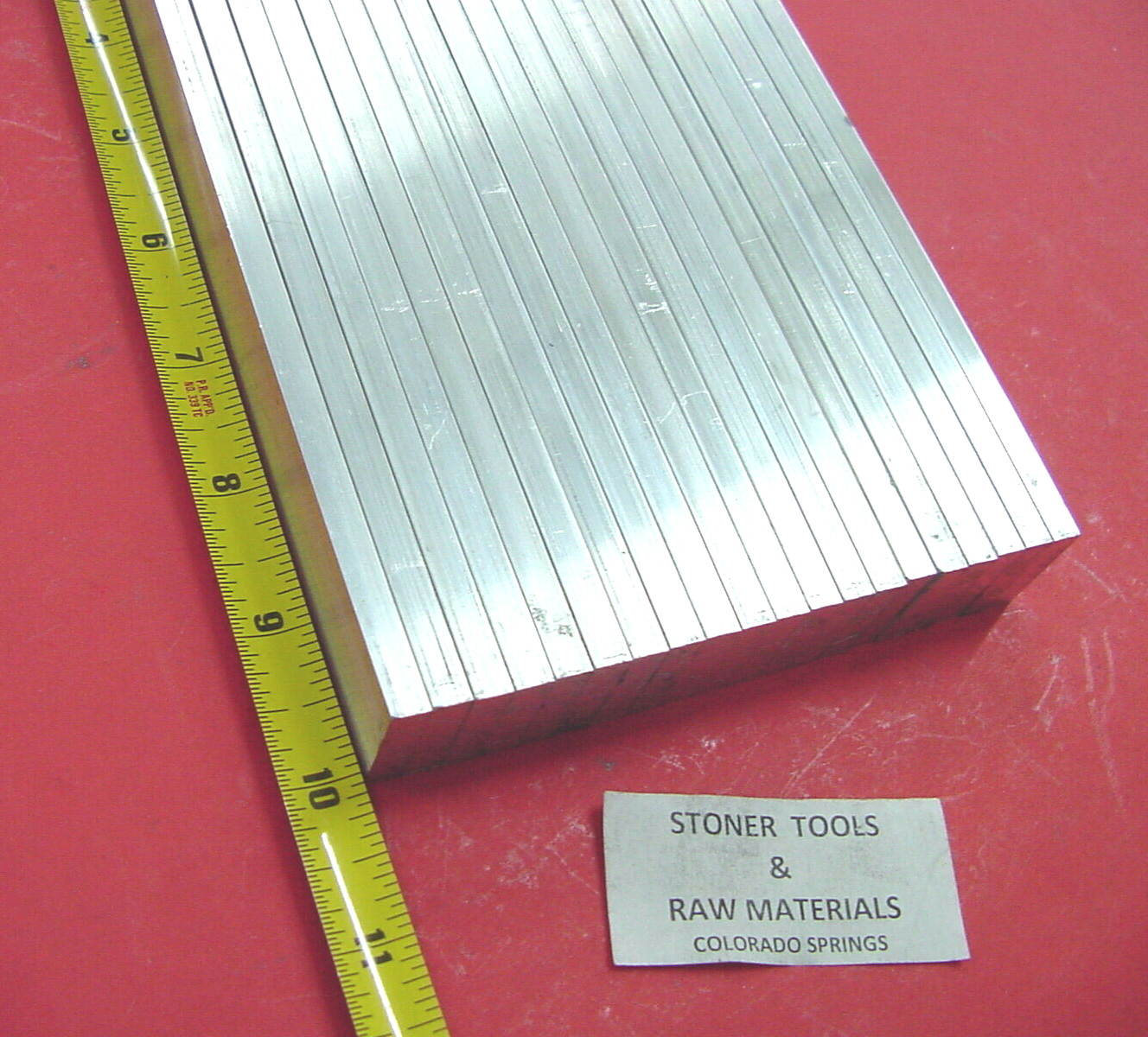 22 Pieces 3/8″ X 3/4″ ALUMINUM 6061 FLAT BAR 10″ long T6511 Extruded Mill Stock