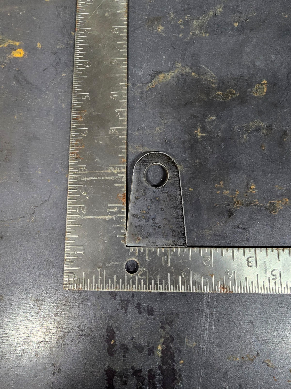 Weld on Steel Tabs 1/2 hole – 3/16 thick – 4 pcs