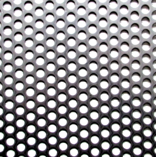 3/8″ HOLE 16 GAUGE 304 STAINLESS STEEL PERFORATED SHEET–12″ x 12″