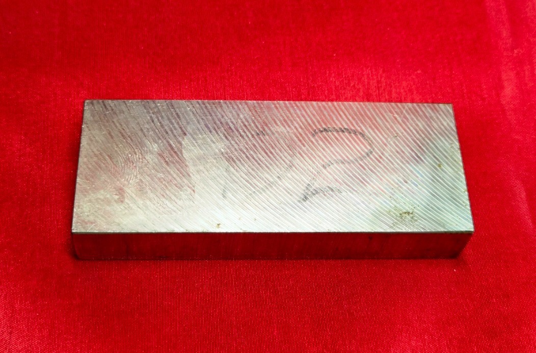 D2 Tool Steel Block Billet 3.840″ L x 1.525″ W x 0.60″ Thick, 15.8 Oz.