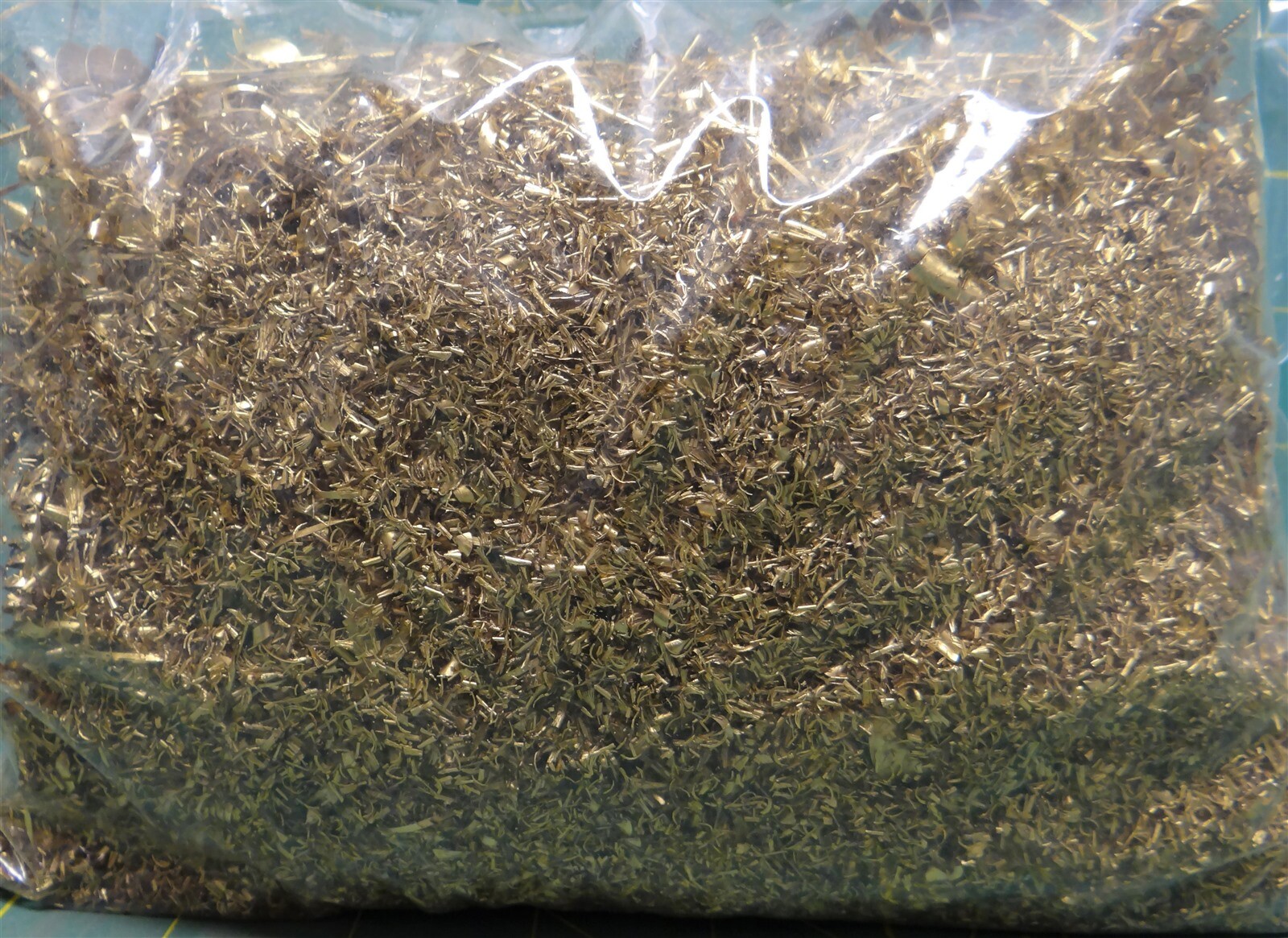 1lb. of Unique Naval Brass Shavings Filings Turnings Chips Science Orgone Art