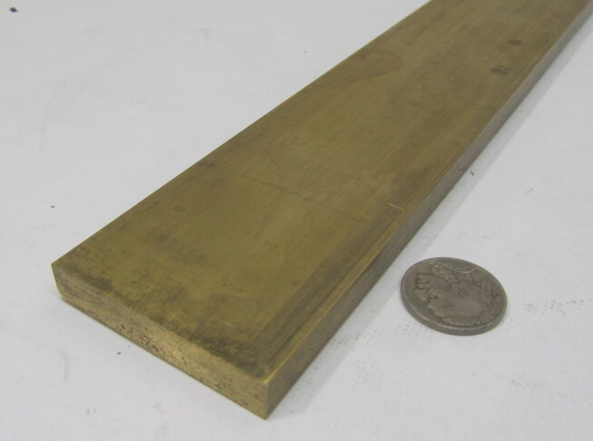 385 Brass Flat Bar 3/8″ Thick x 2.00″ Wide x 4 Foot Length